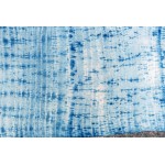 Organic Cotton Sarong Hand Dyed Natural Indigo Shibori