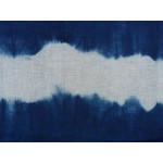 Organic Cotton Sarong Hand Dyed Natural Indigo Shibori