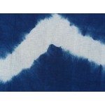 Organic Cotton Sarong Hand Dyed Natural Indigo Shibori