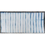 Organic Cotton Sarong Hand Dyed Natural Indigo Shibori