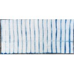 Organic Cotton Sarong Hand Dyed Natural Indigo Shibori