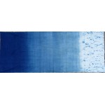 Organic Cotton Sarong Hand Dyed Natural Indigo Shibori