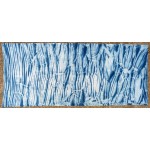 Organic Cotton Sarong Hand Dyed Natural Indigo Shibori