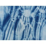 Organic Cotton Sarong Hand Dyed Natural Indigo Shibori