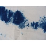 Organic Cotton Sarong Hand Dyed Natural Indigo Shibori