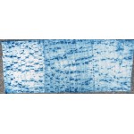 Organic Cotton Sarong Hand Dyed Natural Indigo Shibori