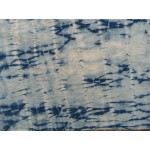 Organic Cotton Sarong Hand Dyed Natural Indigo Shibori