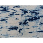 Organic Cotton Sarong Hand Dyed Natural Indigo Shibori