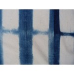 Organic Cotton Sarong Hand Dyed Natural Indigo Shibori