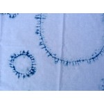 Organic Cotton Sarong Hand Dyed Natural Indigo Shibori