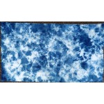 Organic Cotton Sarong Hand Dyed Natural Indigo Shibori