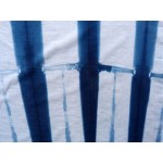 Organic Cotton Sarong Hand Dyed Natural Indigo Shibori