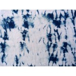 Organic Cotton Sarong Hand Dyed Natural Indigo Shibori