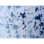 Organic Cotton Sarong Hand Dyed Natural Indigo Shibori