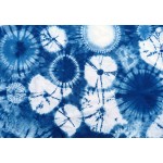 Cotton Sarong Hand Dyed Natural Indigo Shibori