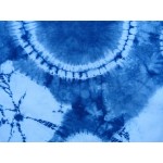 Cotton Sarong Hand Dyed Natural Indigo Shibori