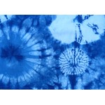 Cotton Sarong Hand Dyed Natural Indigo Shibori