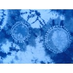 Cotton Sarong Hand Dyed Natural Indigo Shibori