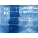 Organic Cotton Sarong Hand Dyed Natural Indigo Shibori