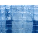 Organic Cotton Sarong Hand Dyed Natural Indigo Shibori