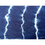 Organic Cotton Sarong Hand Dyed Natural Indigo Shibori