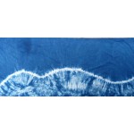 Cotton Sarong Hand Dyed Natural Indigo Shibori