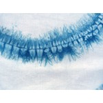 Organic Cotton Sarong Hand Dyed Natural Indigo Shibori