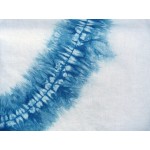 Organic Cotton Sarong Hand Dyed Natural Indigo Shibori