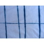 Organic Cotton Sarong Hand Dyed Natural Indigo Shibori