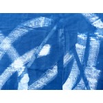 Cotton Sarong Hand Dyed Natural Indigo Batik