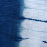 Indigo Dyed Shibori T-Shirt