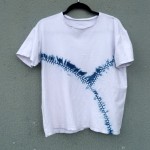 Indigo Dyed Shibori T-Shirt