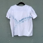 Indigo Dyed Shibori T-Shirt