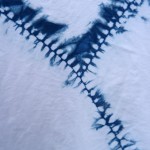 Indigo Dyed Shibori T-Shirt