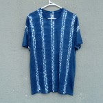 Indigo Dyed Shibori T-Shirt