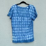 Indigo Dyed Shibori T-Shirt