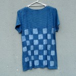 Indigo Dyed Shibori T-Shirt