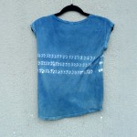 Indigo Dyed Shibori T-Shirt