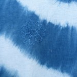 Indigo Dyed Shibori T-Shirt