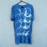 Indigo Dyed Shibori T-Shirt