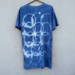 Indigo Dyed Shibori T-Shirt