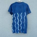 Indigo Dyed Shibori T-Shirt