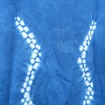 Indigo Dyed Shibori T-Shirt