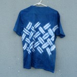 Indigo Dyed Shibori T-Shirt