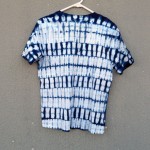 Indigo Dyed Shibori T-Shirt Organic Cotton