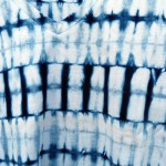 Indigo Dyed Shibori T-Shirt Organic Cotton