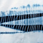 Indigo Dyed Shibori T-Shirt Organic Cotton