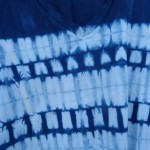 Indigo Dyed Shibori T-Shirt Organic Cotton