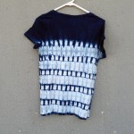 Indigo Dyed Shibori T-Shirt