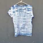 Indigo Dyed Shibori T-Shirt